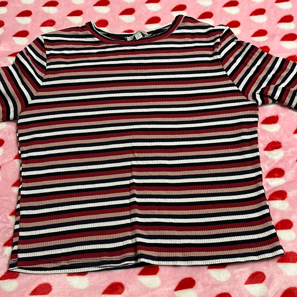 GB strips crop top